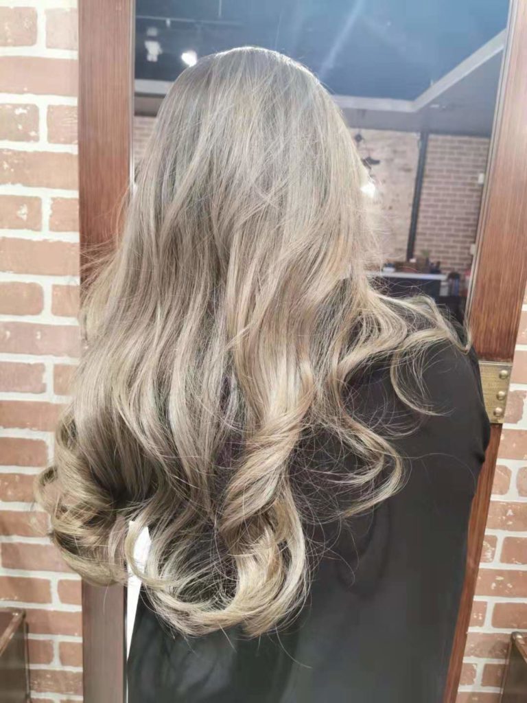 Balayage Ash Blonde Ombre