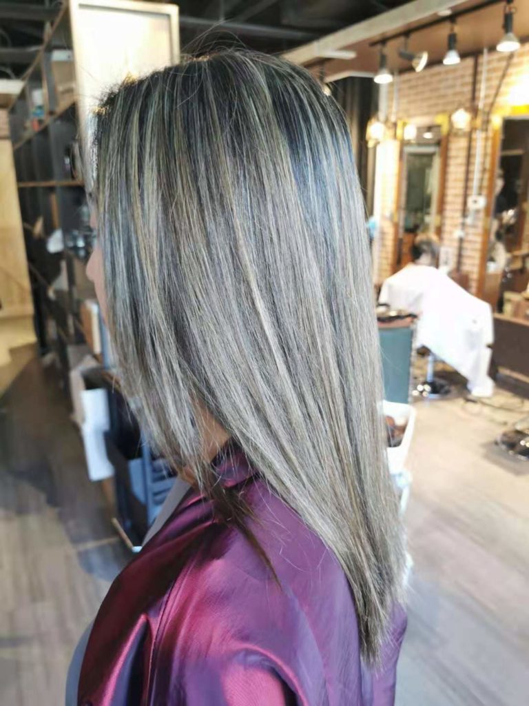 Balayage Ash Grey